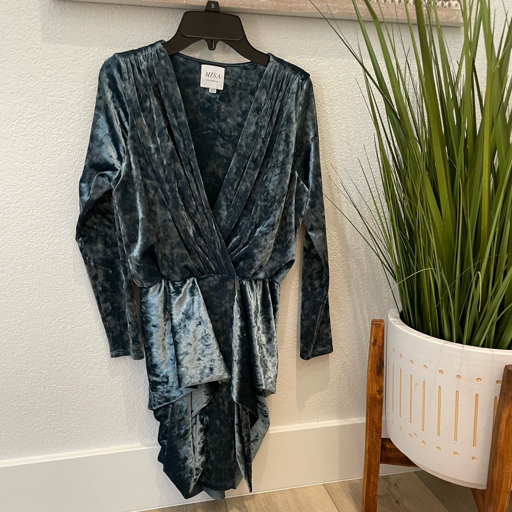 MISA Velvet Dress